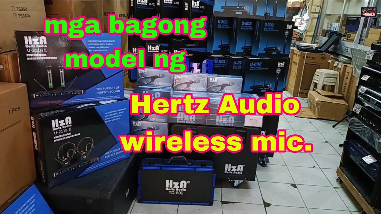 Mga bagong model ng Hertz Audio wireless mic 