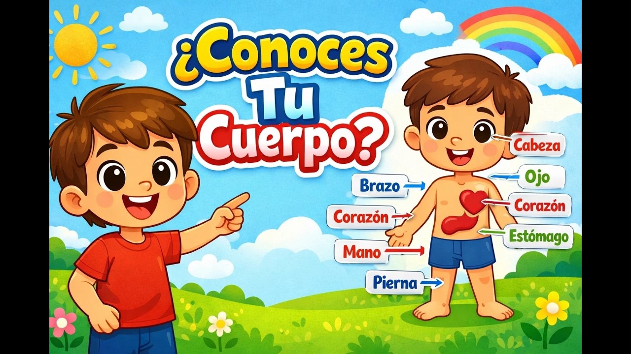 🧠 Quiz del Cuerpo Humano para Niños - ¿Conoces Tu Cuerpo? 💪