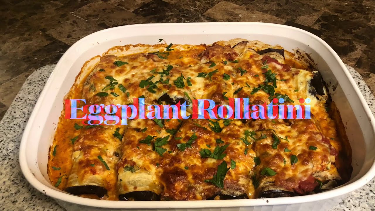 Eggplant Rollatini - Vegan