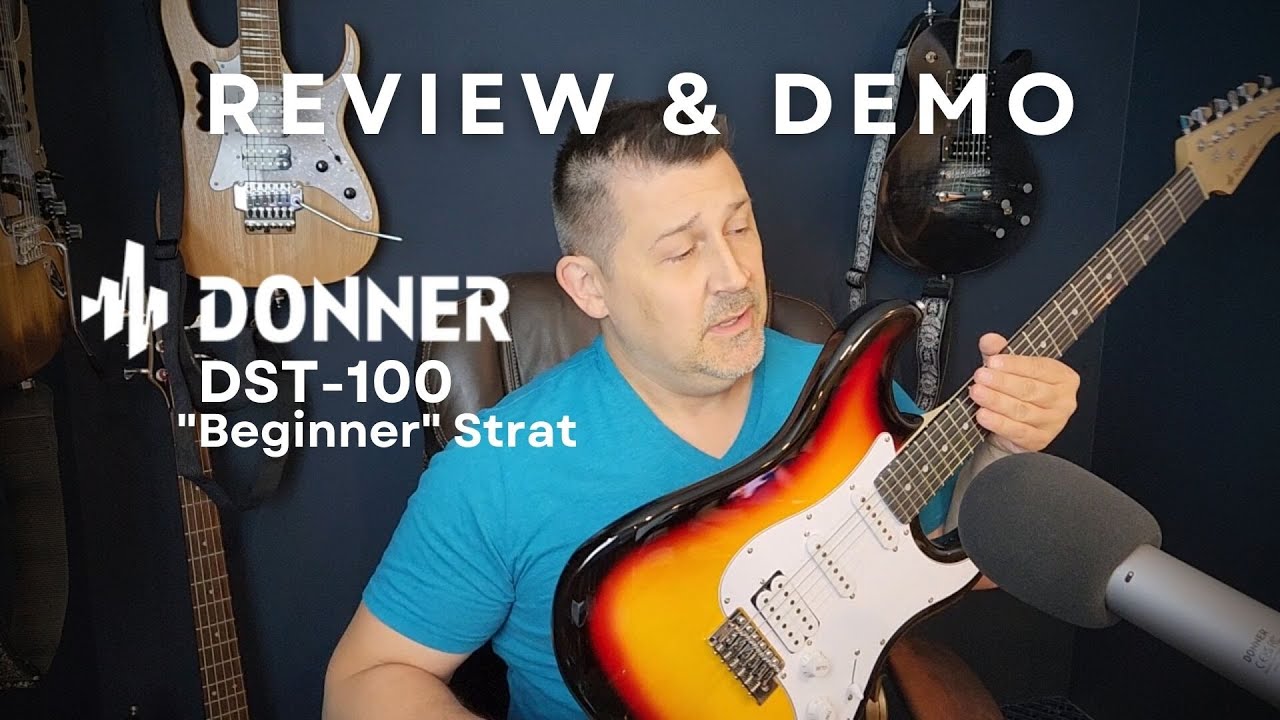 Электрогитара Donner DST 100 ПОЛНЫЙ ОБЗОР