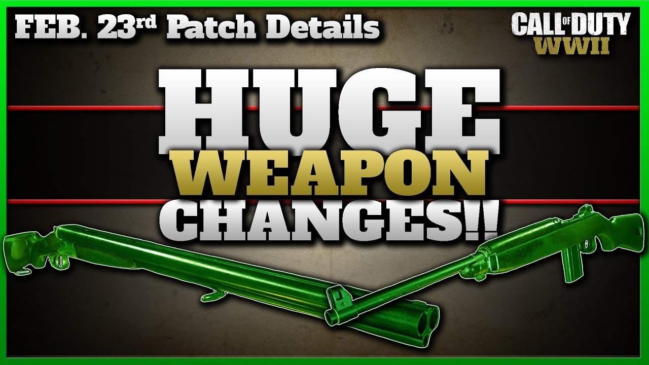 Huge Balancing Patch Details! (MP-40, FG42, SVT, M1A1, Gewehr, M30 Luftwaffe, Sniper Nerf)