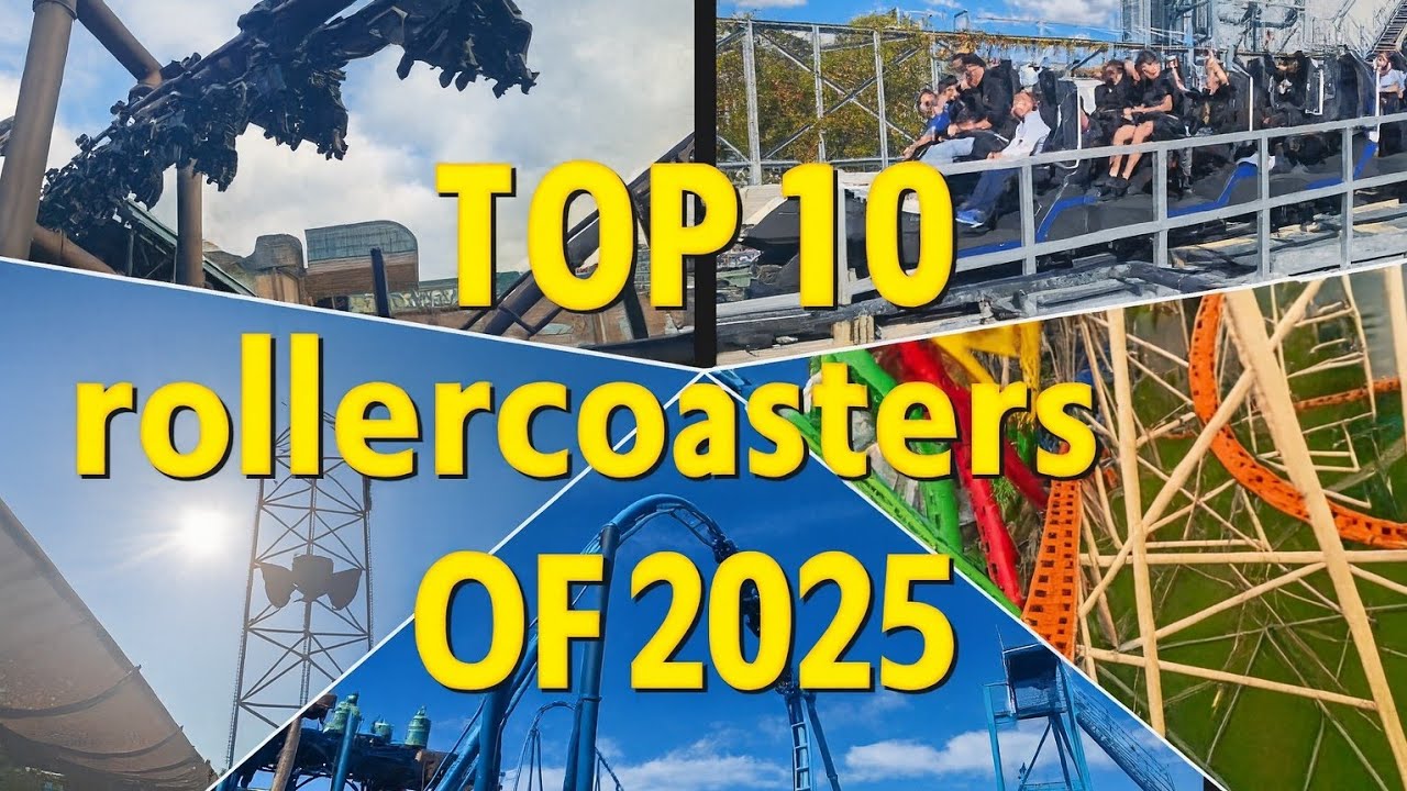 Top 10 rollercoasters of 2025