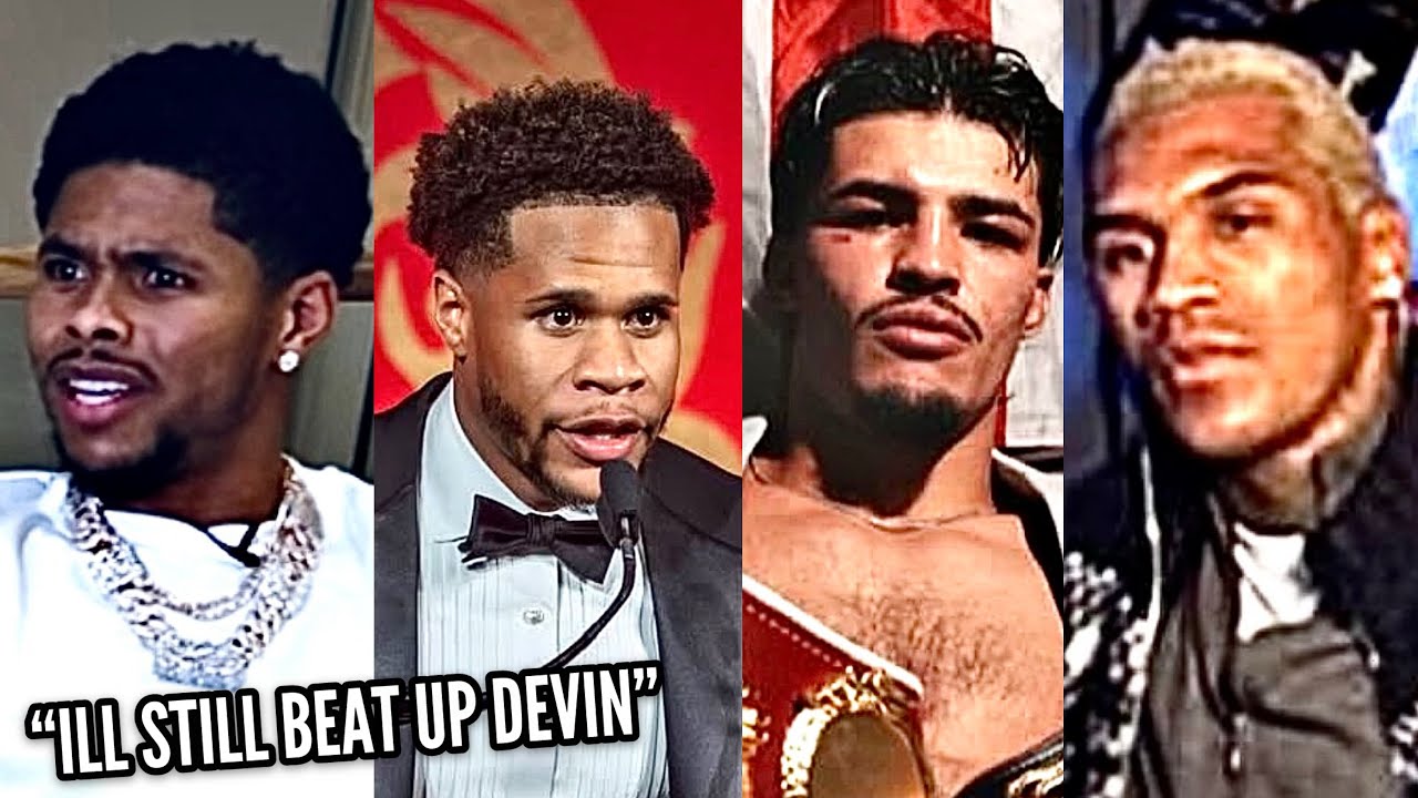 “HE CANT BEAT ME” SHAKUR STEVENSON DISSES DEVIN HANEY FANS | TEOFIMO LOPEZ MAKES IG APPEARANCE 
