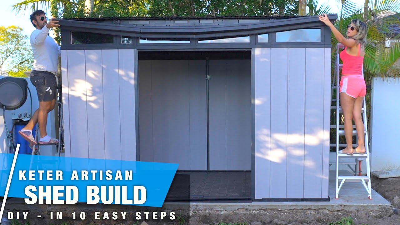 Keter Artisan Shed Build | Самостоятельная сборка всего за 10 простых шагов