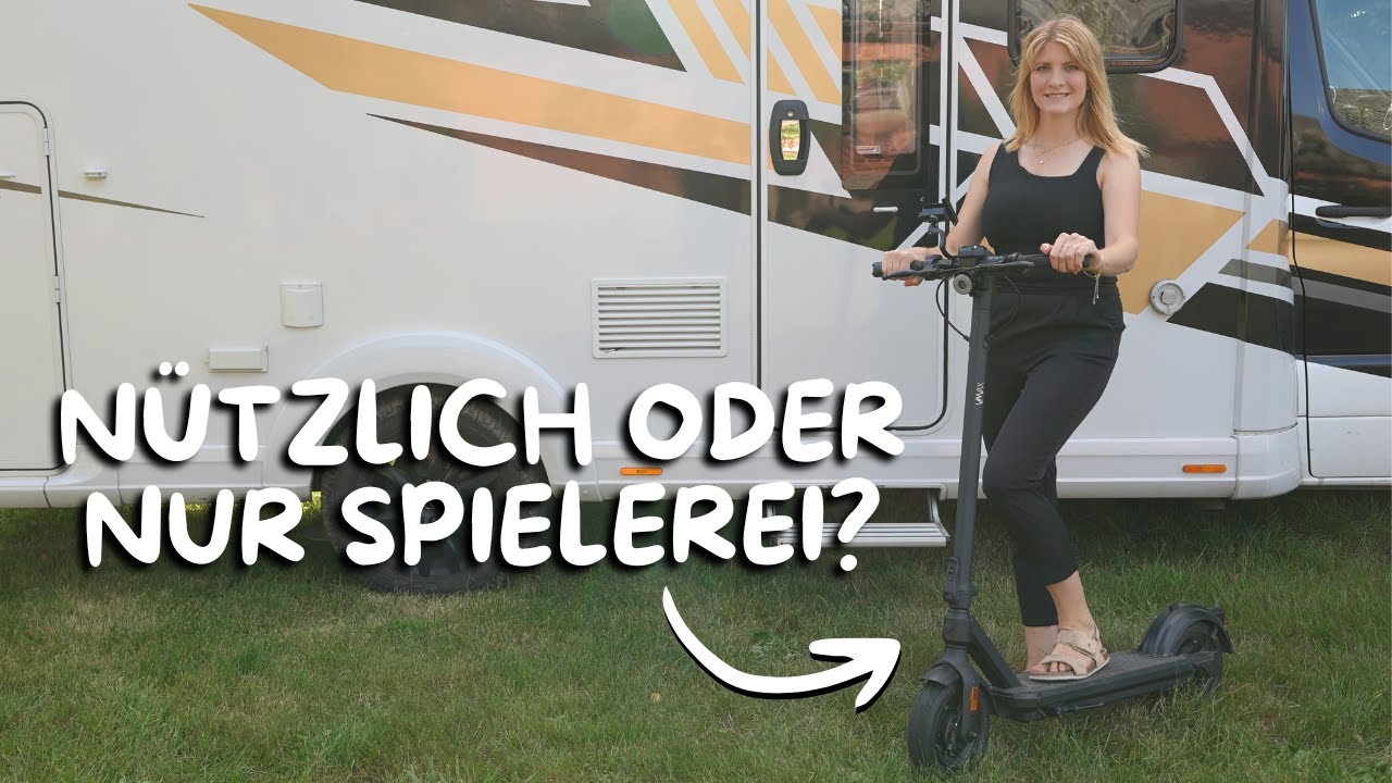 PRAKTISCHER BEGLEITER oder NUR SPIELEREI❓ E-Scooter im Wohnmobil – Unsere Erfahrung mit VMAX