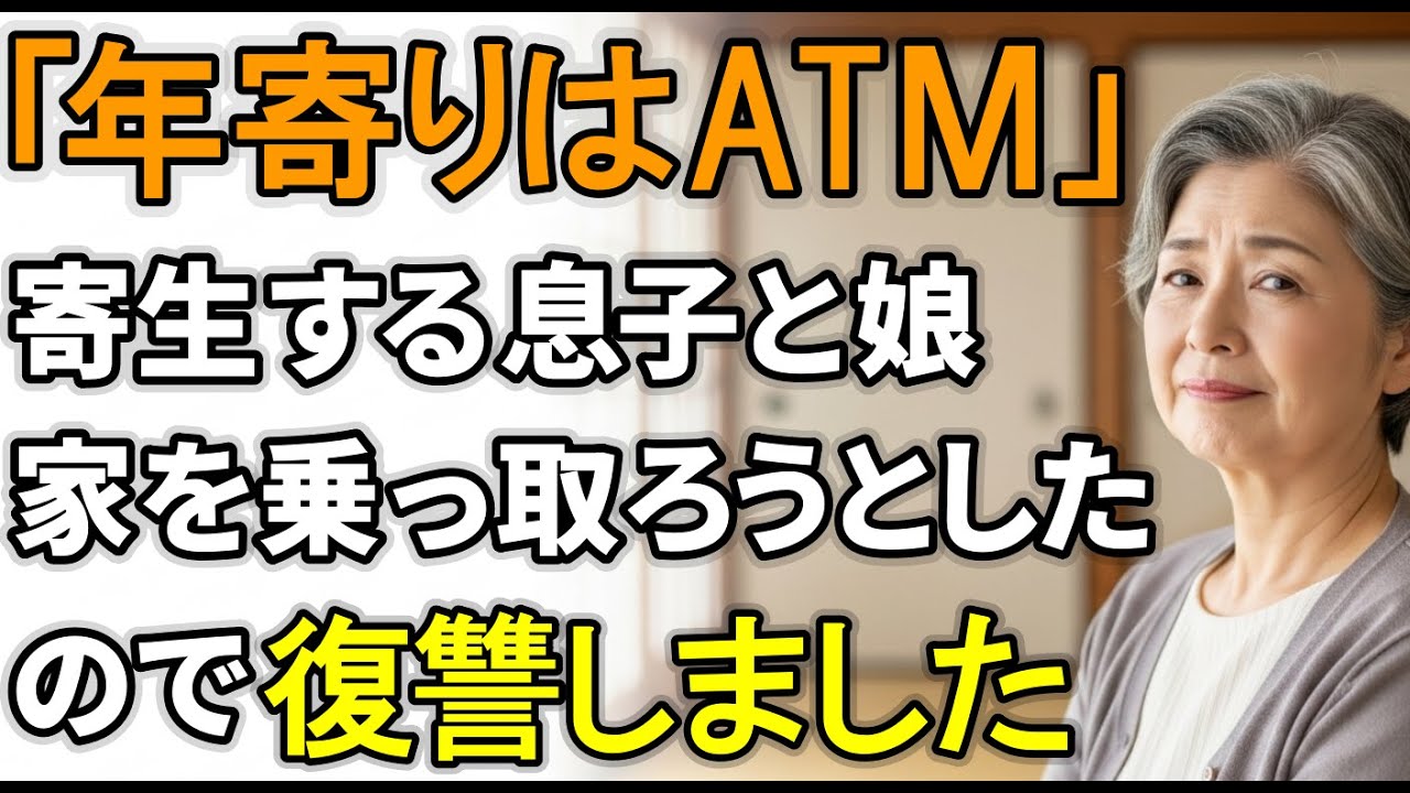 「年寄りはATMよね」と笑った娘家族に大逆転した話【シニアライフ】【60代以上】