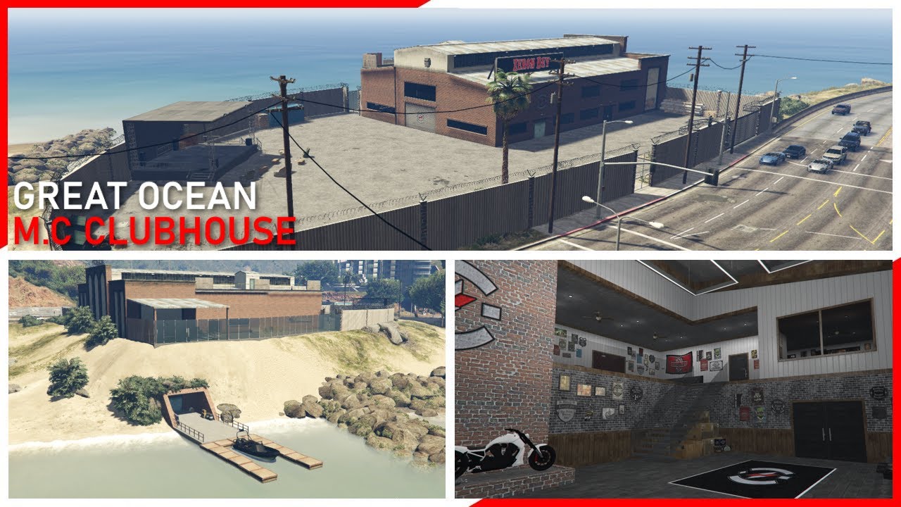 Great Ocean V2 MC Clubhouse MLO Interior | Grimzy [FIVEM]