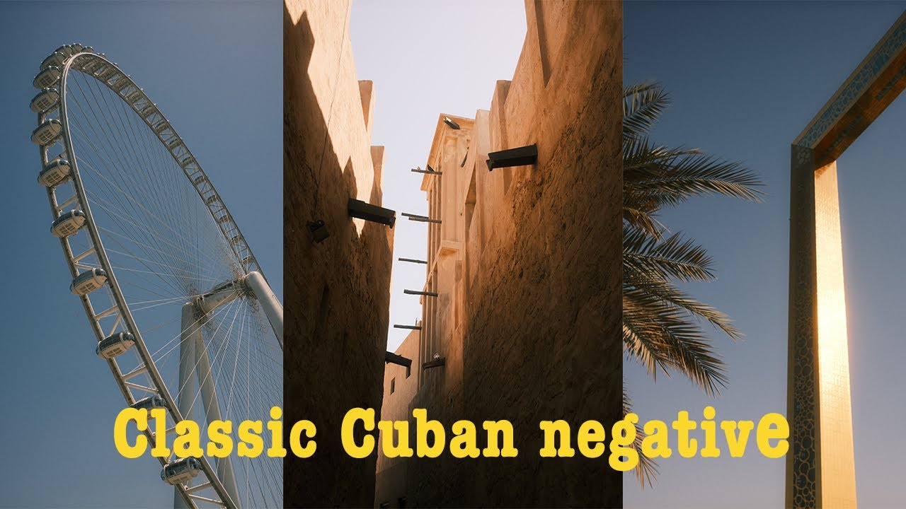 Fujifilm X100V Classic Cuban negative film recipe in Dubai