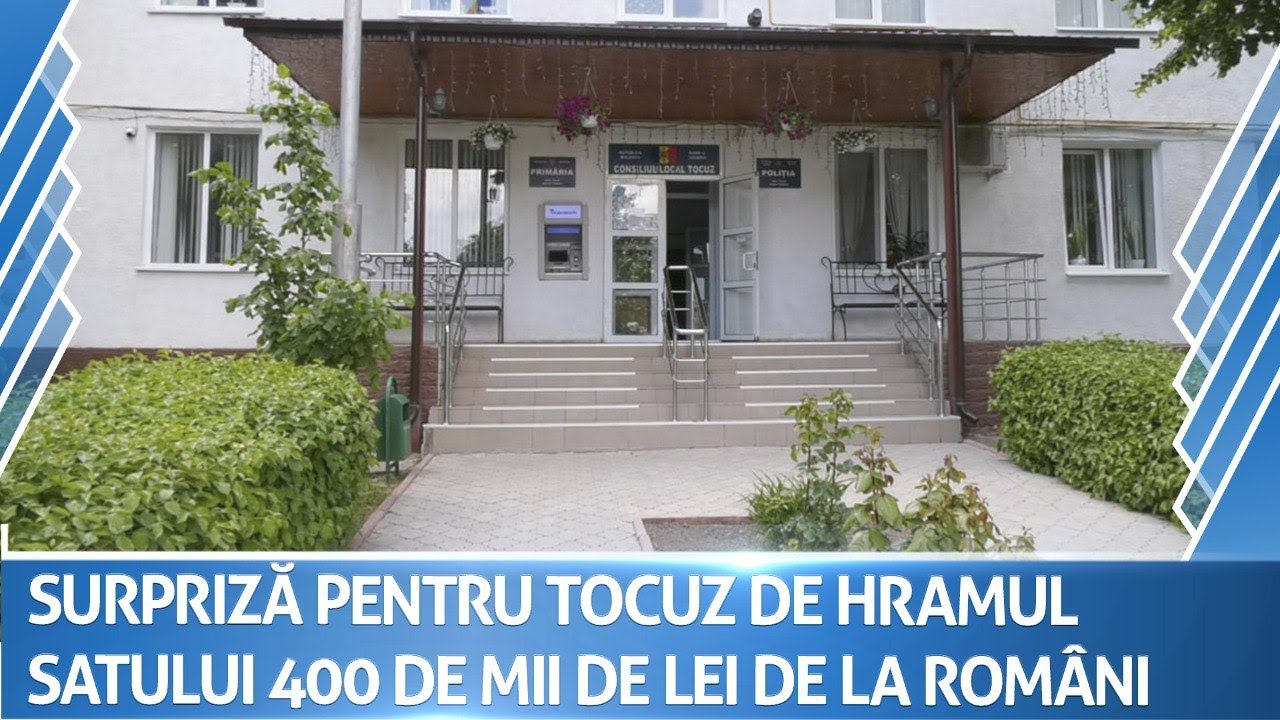 Surpriză la Tocuz de Ziua Hramului. 400 de mii de lei din partea fraților români