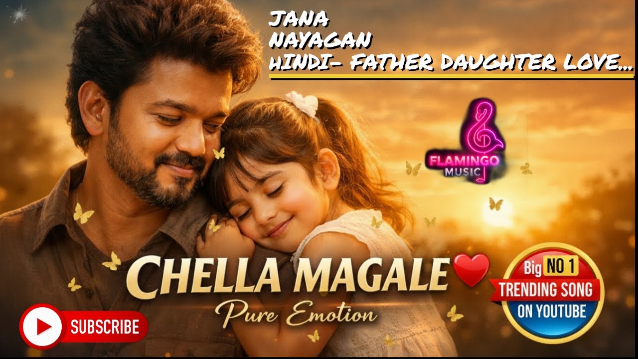 Chella Magale | Emotional Father–Daughter Song | Thalapathy Vijay | Tamil x Hindi Melody | Viral Hit