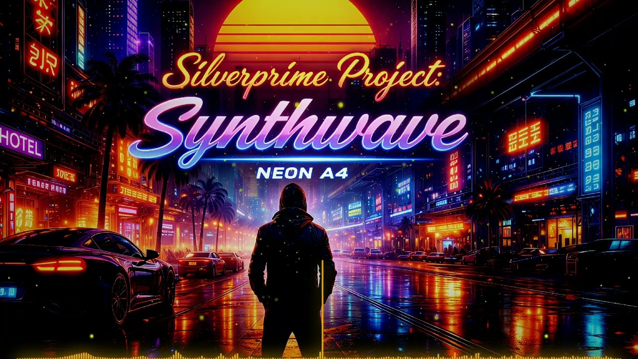 Silverprime Project: Synthwave - Neon A4 | Neon-wave | Vaporwave | Retrowave | Dreamwave | Cyberpunk