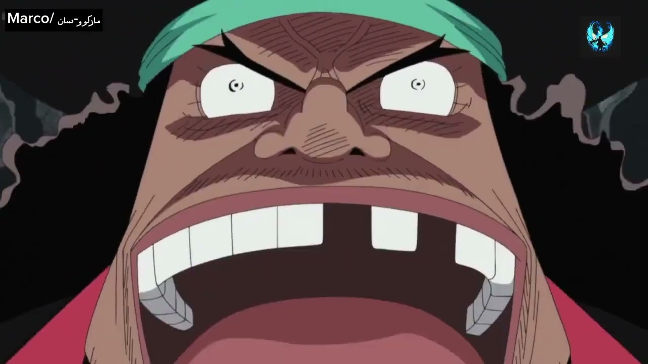 قتال اللحيه البيضاء ضد تيتش في ارك مارينفورد 😱😱#لوفي #onepiece #زورو #ون_بيس