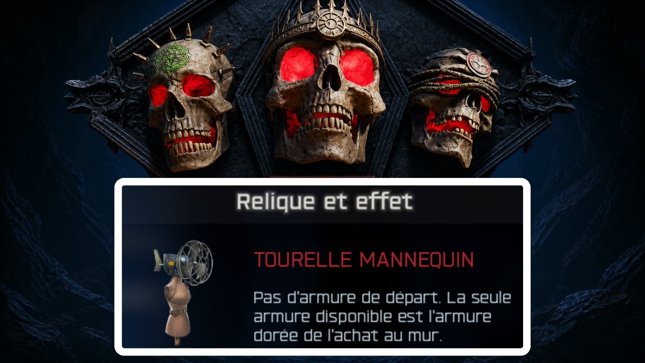 OBTENIR la RELIQUE 