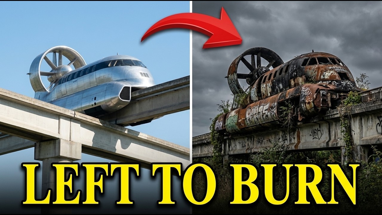 The Insane Story of the A&eacute;rotrain: The Floating Train That Beat the TGV and Was Left to Burn