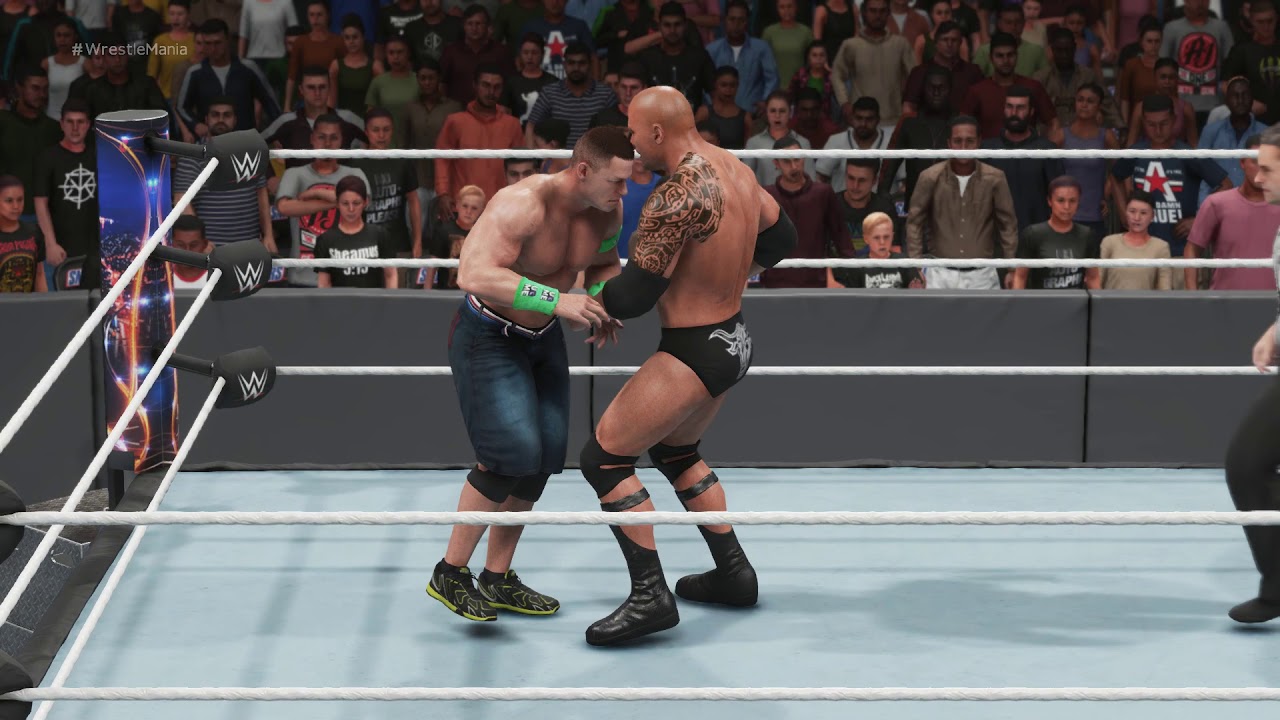 The Rock vs John Cena for the WWE Championship at WrestleMania | WWE 2K19