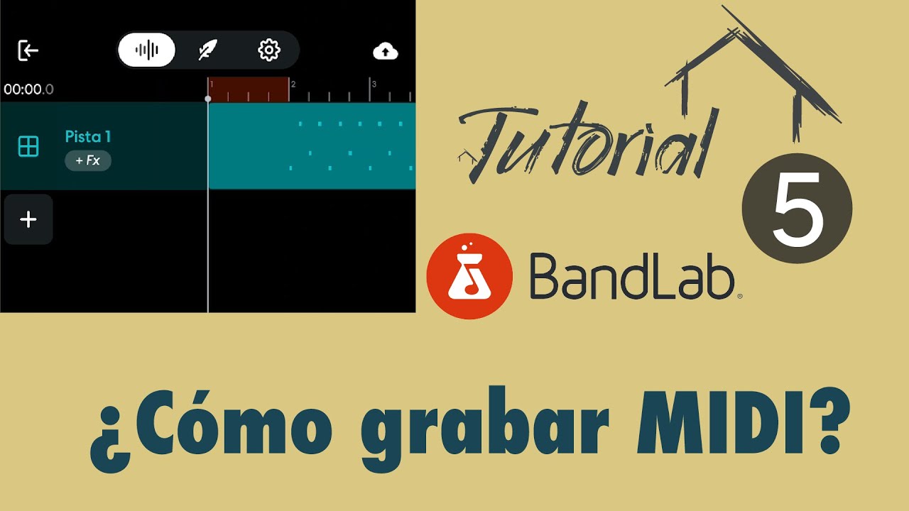 ¿Cómo grabar MIDI en BandLab? (Tutorial 5) DartHome