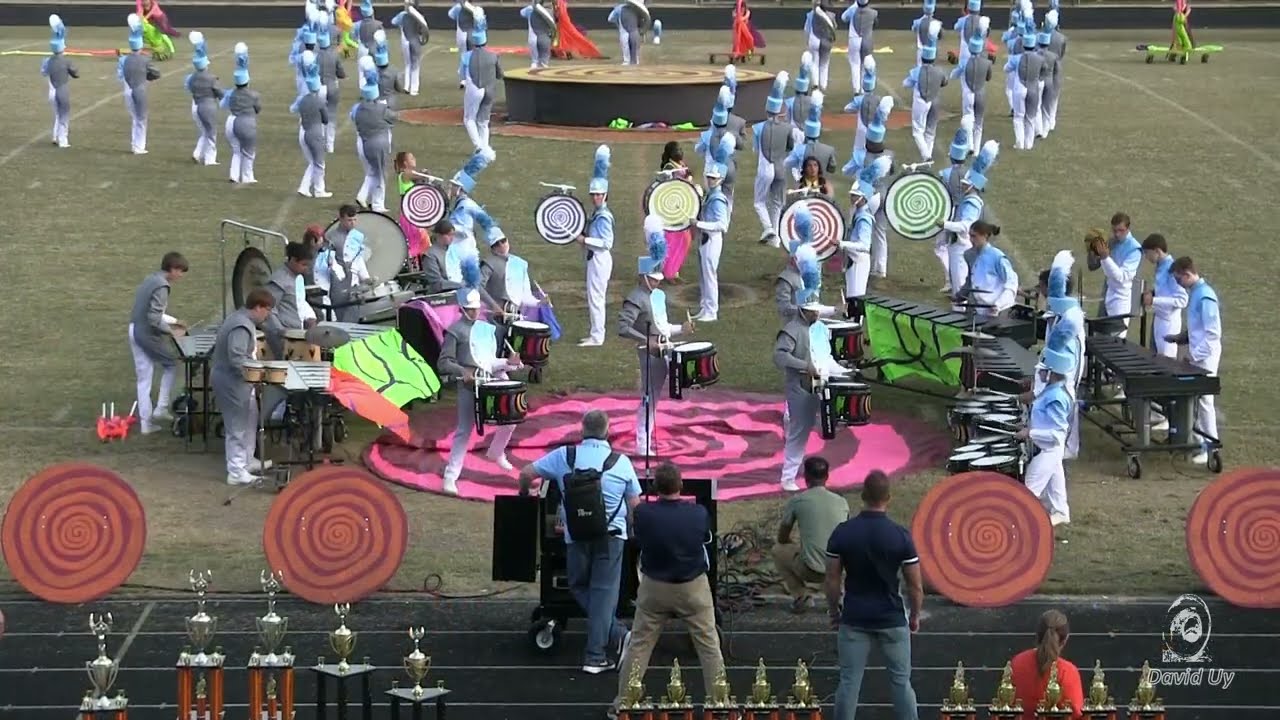Union Pines High School High School Marching Band at South View High School 10/8/2022