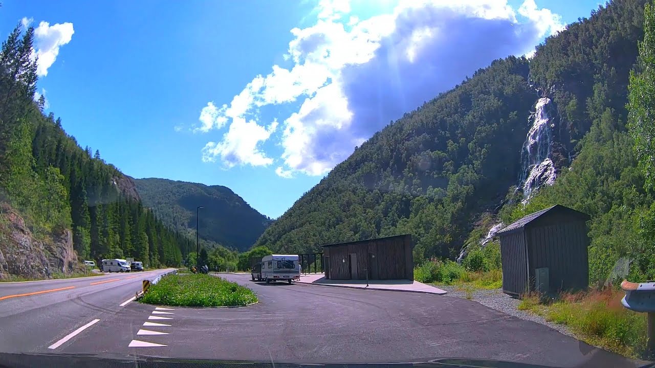 Driving | Horda - Flesefossen - Nesflaten | Road Trip Norway