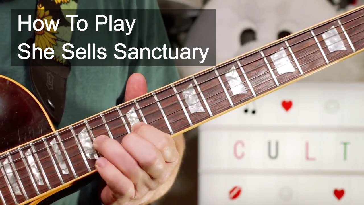 'She Sells Sanctuary' The Cult Guitar Lesson