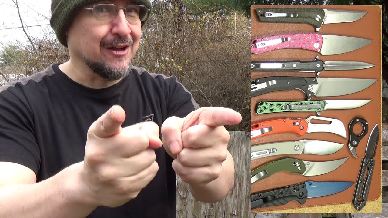 Gift Options: $10-40 Folding Knives. Unboxing 11 New Knives: Klein Tools, SRM, Civivi, CJRB, Flissa