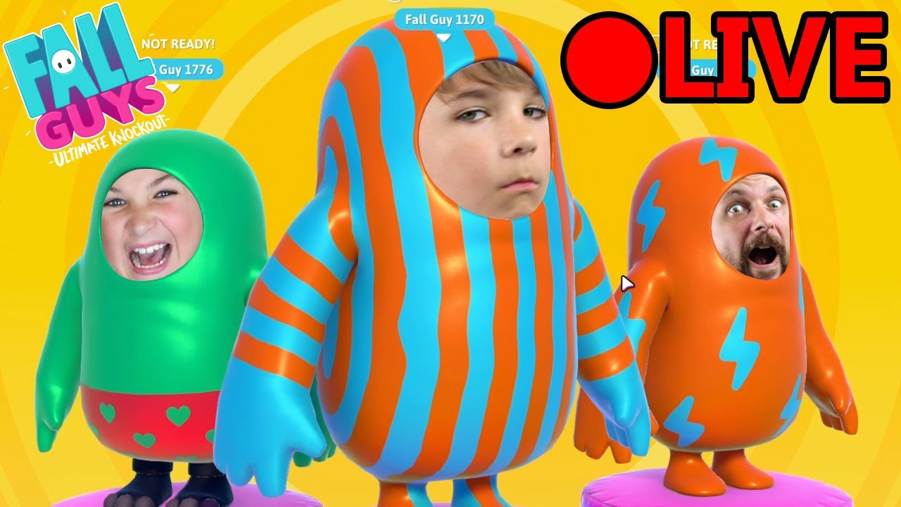 FALL GUYS WITH BLOX4FUN SQUAD (Live Stream)