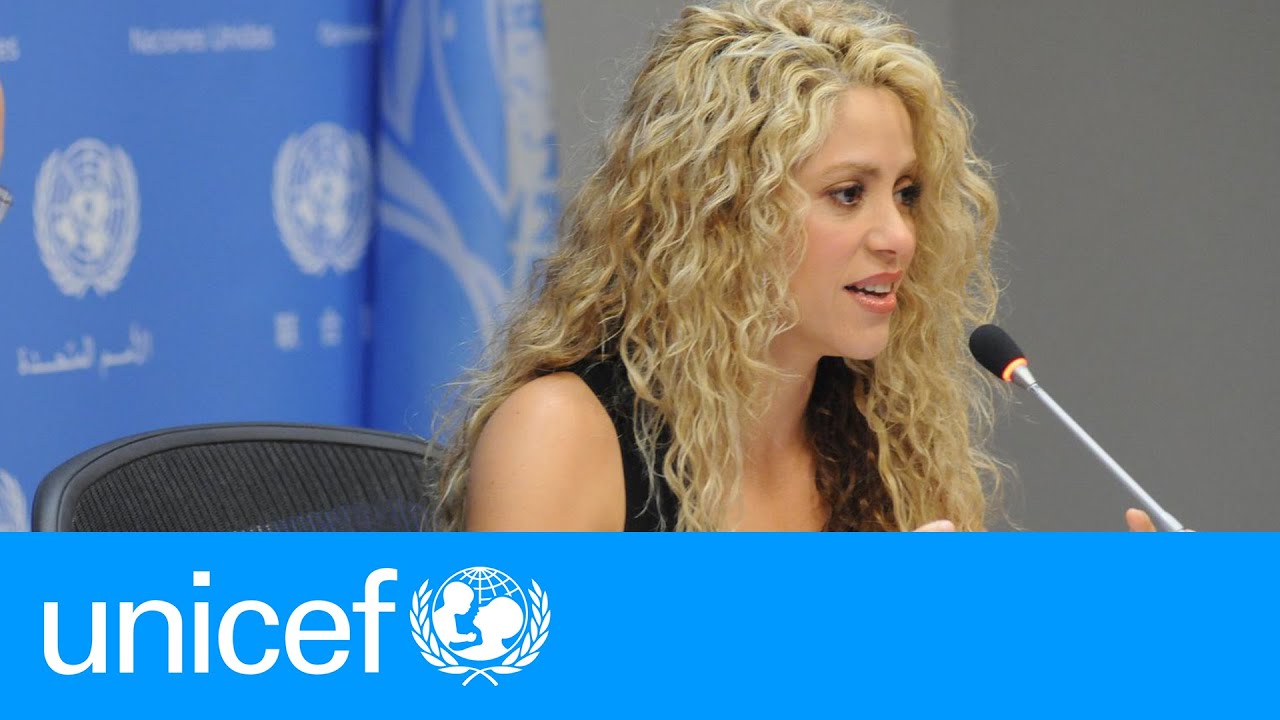 Shakira speaks up for children at the UN | UNICEF