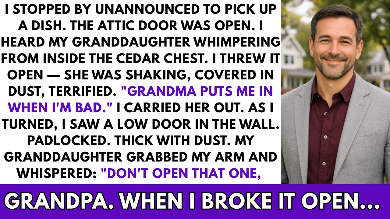 She Whispered Don't Open That Door, Grandpa. What Was Sealed Behind It Had Been Hidden For 38 Years
