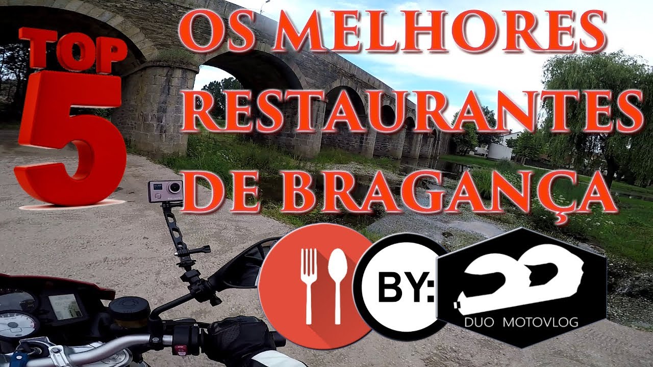 TOP 5 MELHORES RESTAURANTES DE BRAGANÇA - ONDE COMER BEM - GIMONDE - BMW F800R - DUO MOTOVLOG S01E19