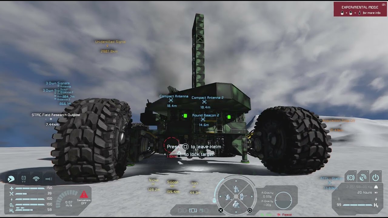 Space Engineers Ice Planet survival pt21