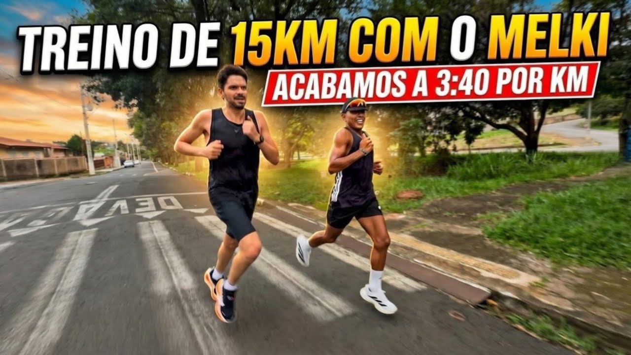 TREINO DE 15KM PROGRESSIVO COM UM ATLETA DE ELITE, SERÁ QUE DEI CONTA?