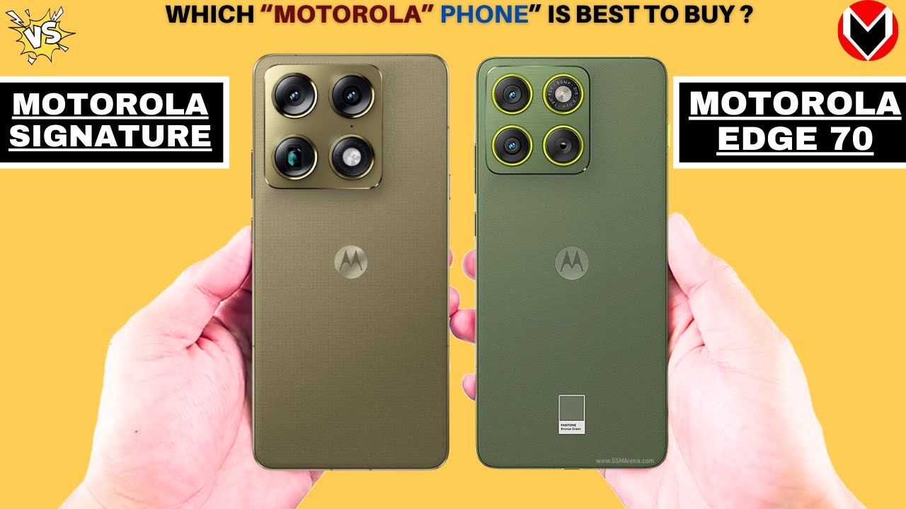 Moto Signature Vs Moto Edge 70