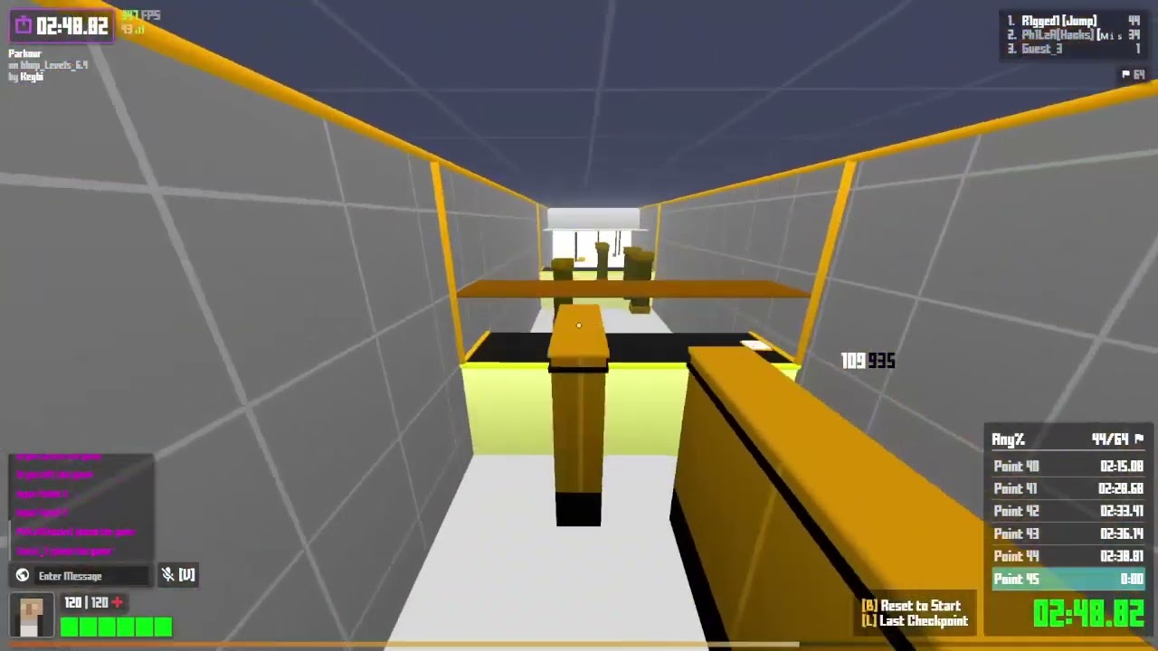 bhop_levels_6.4 in 4:54 | Krunker.io speedrun