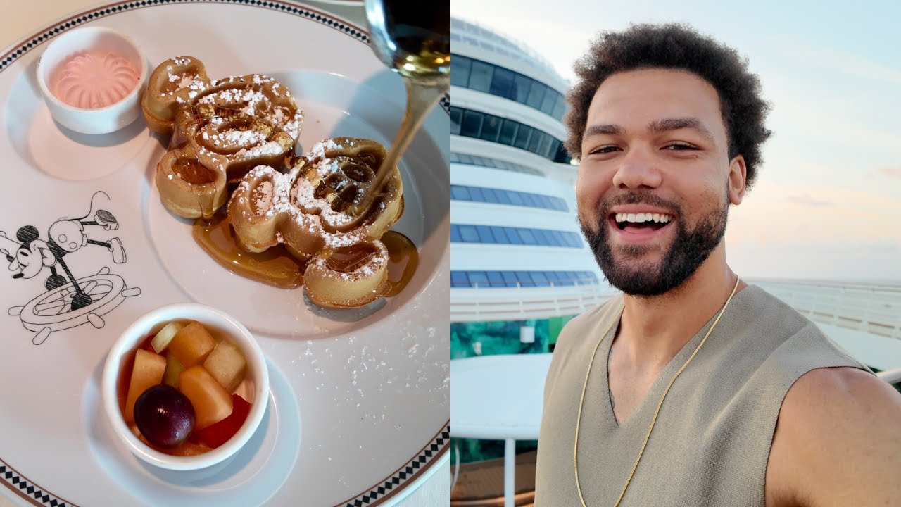 My full day of eating on the Disney Wish - Trying 25 unique dishes and drinks around the ship!!