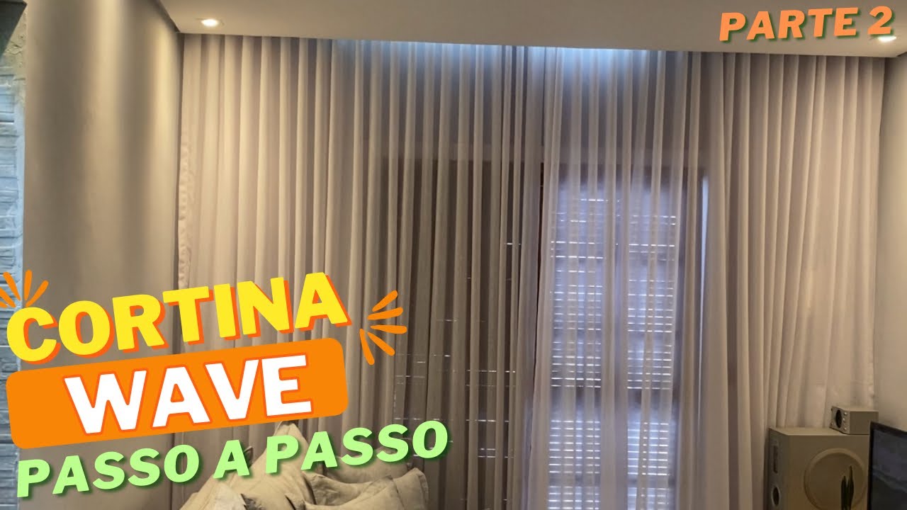 COMO FAZER CORTINA WAVE PASSO A PASSO/ parte 2