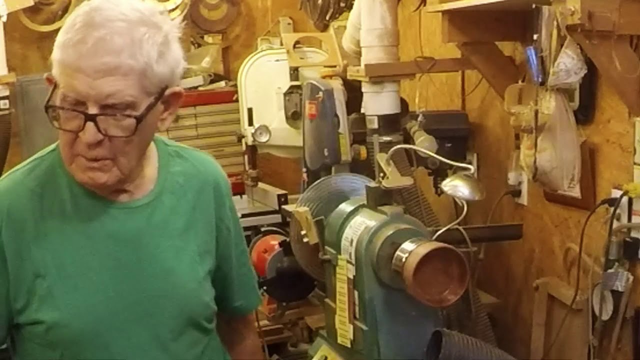 Sanding on the lathe