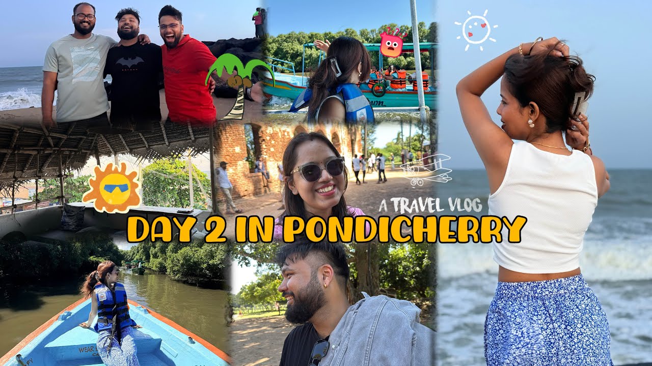 Bhubaneswar to South India Road Trip🇮🇳 | Ep. 3 | Adventures ft. Pondicherry | Day 1 | Travel Vlog 