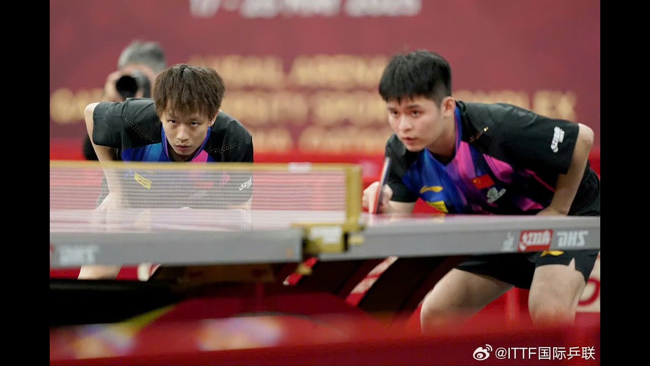 LINGAOYUAN/LINSHIDONG-CARLO ROSSI/JOHN OYEBODE-ITTF World Table Tennis Championships Finals Doha 202