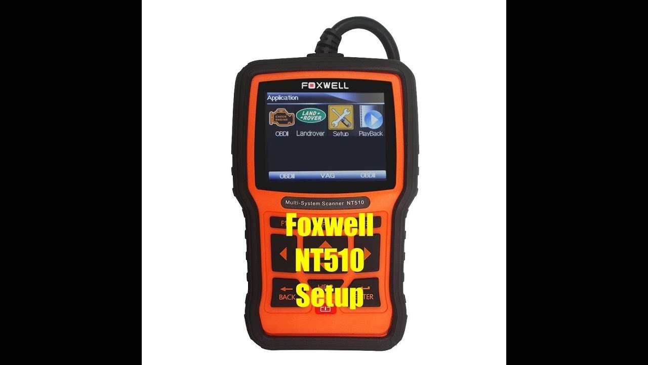 Настройка Foxwell NT510