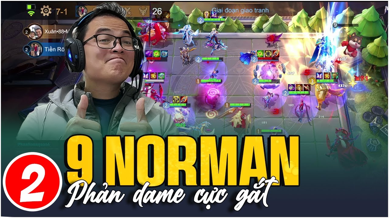 9 Norman 4 Trợ Thủ KHẮC CHẾ Volkath CỤ CỜ LIÊN QUÂN Phiên Bản Mới