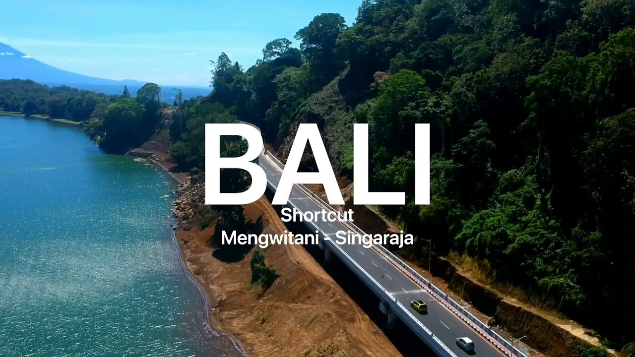 Perjalanan Santai | Keindahan Shortcut Mengwitani - Singaraja | Bali | Indonesia