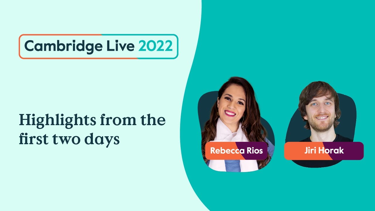 Highlights from Cambridge Live 2022 - Rebecca Rios and Jiri Horak
