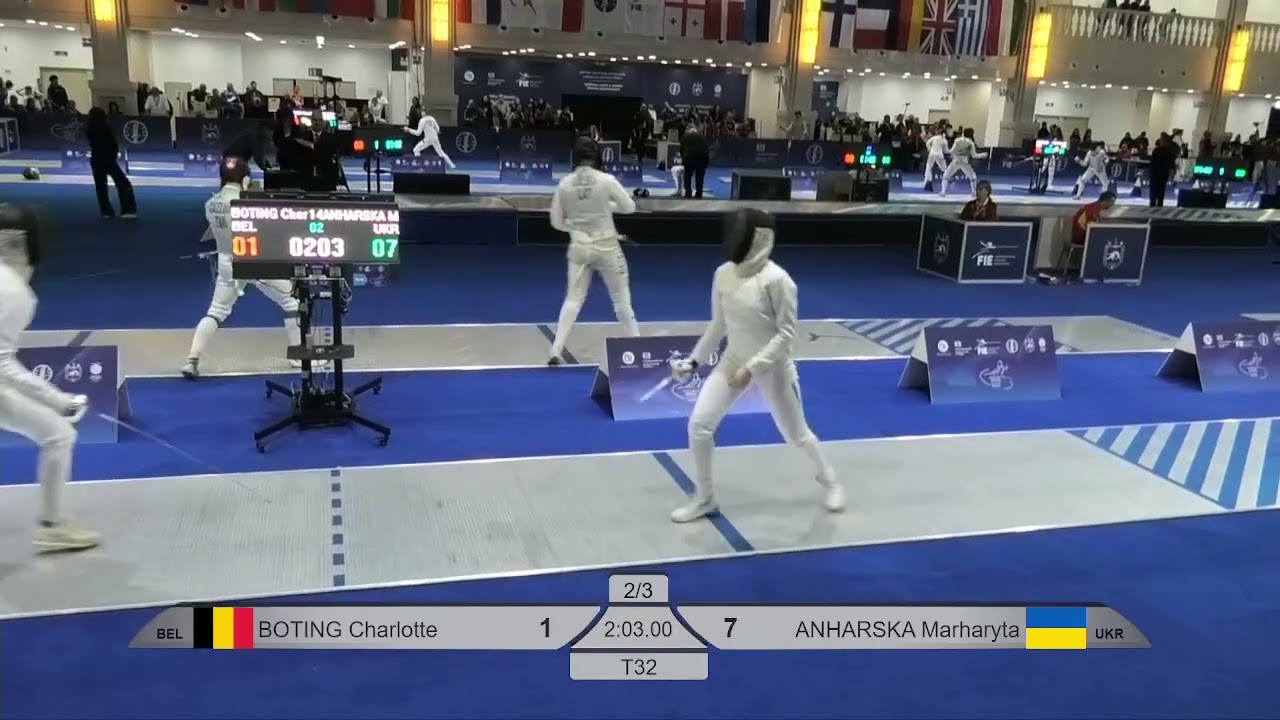 2026 132 T32 03 F E Individual  GEO Blue ANHARSKA UKR vs BOTING BEL