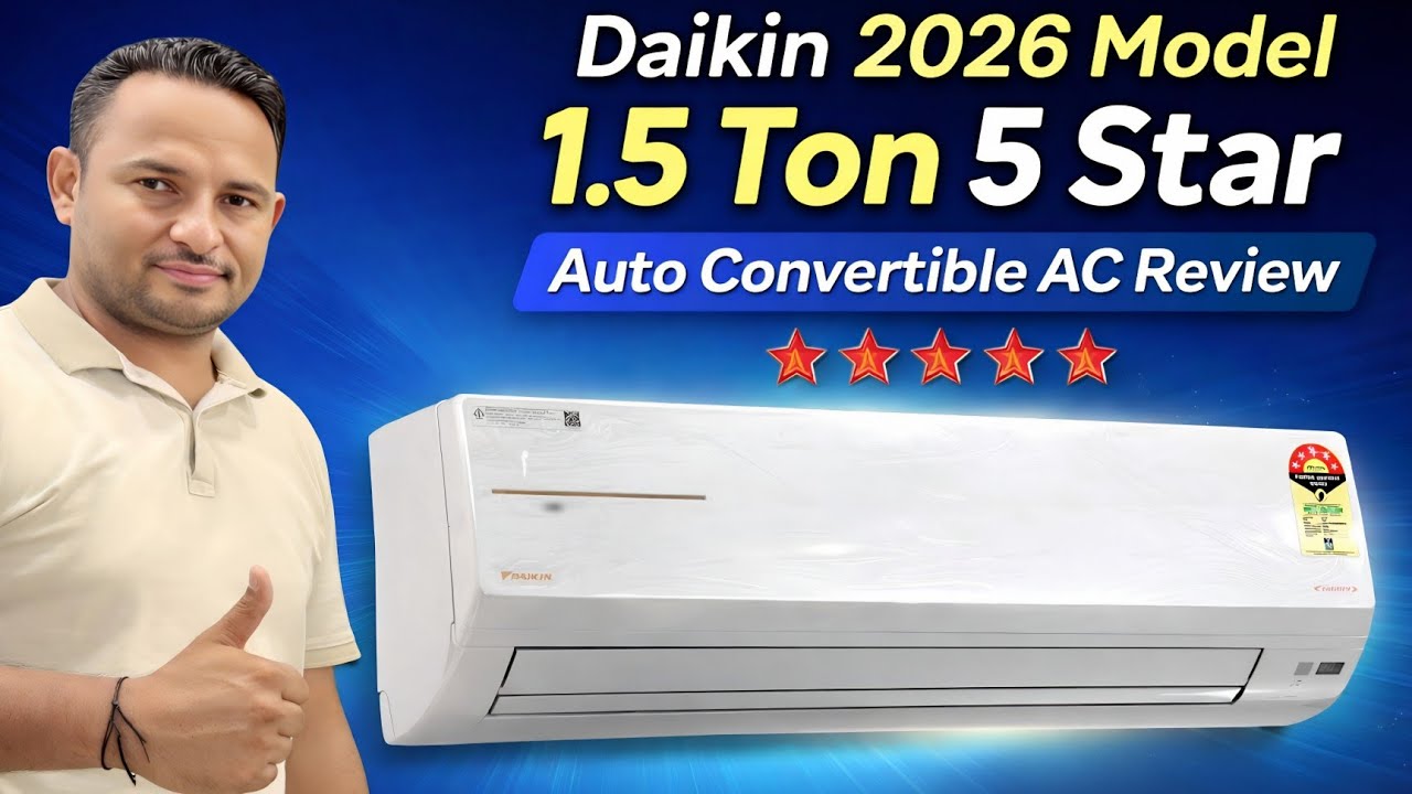 Latest Daikin 1.5 Ton 5 Star Inverter AC 2026 Review | 15.5 KG Bigger New Indoor