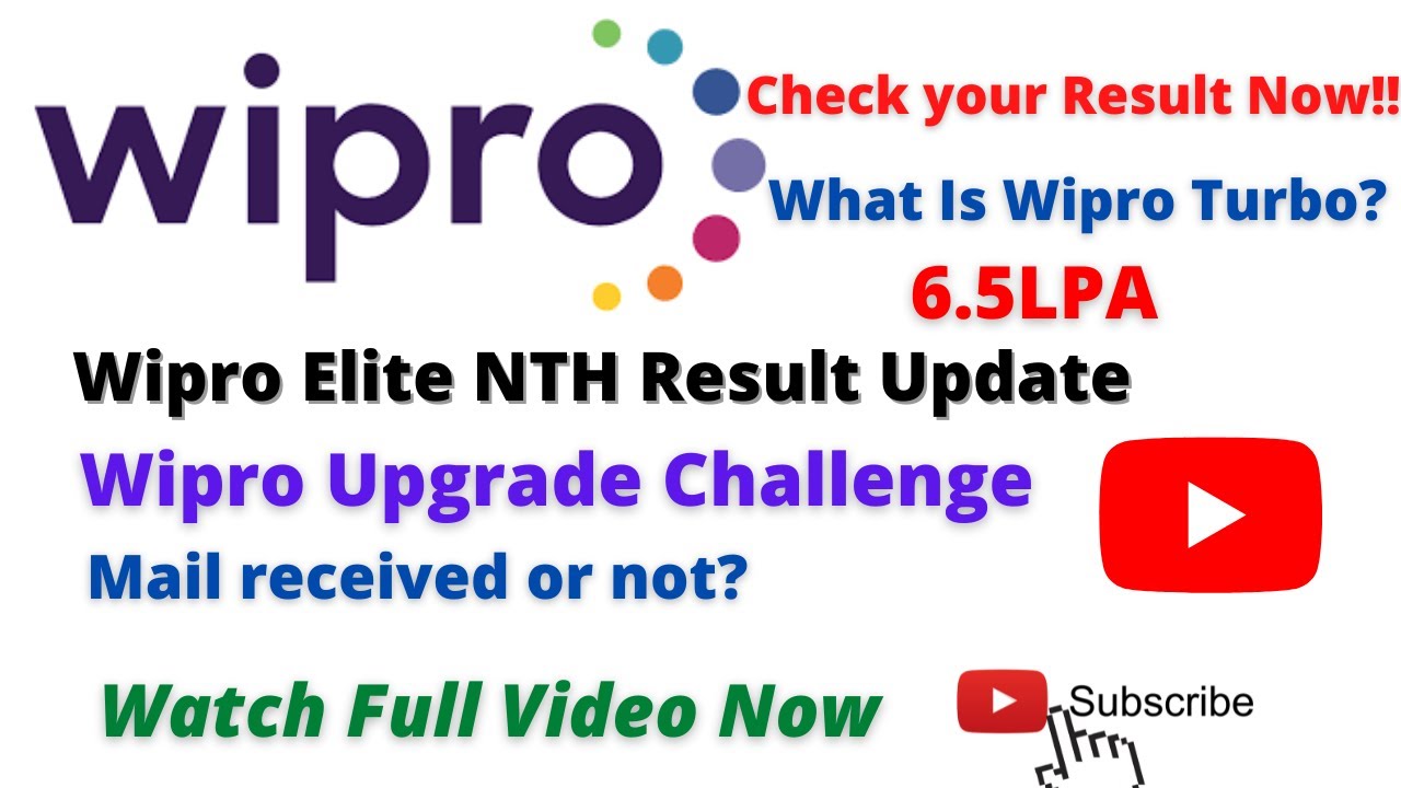 Wipro Result Update / Wipro Turbo / Wipro Upgrade Challenge / Wipro NLTH Coding Questions #job