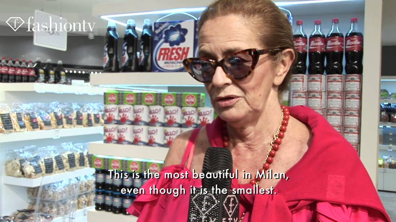 Male Models Catwalk Down the Supermarket Aisle: Moschino Men Spring 2013 Backstage Milan | FashionTV