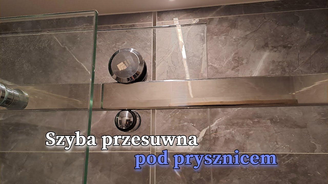 Jak zamontowałem drzwi przesuwne pod prysznicem. #vlogbudowlany #budowana5