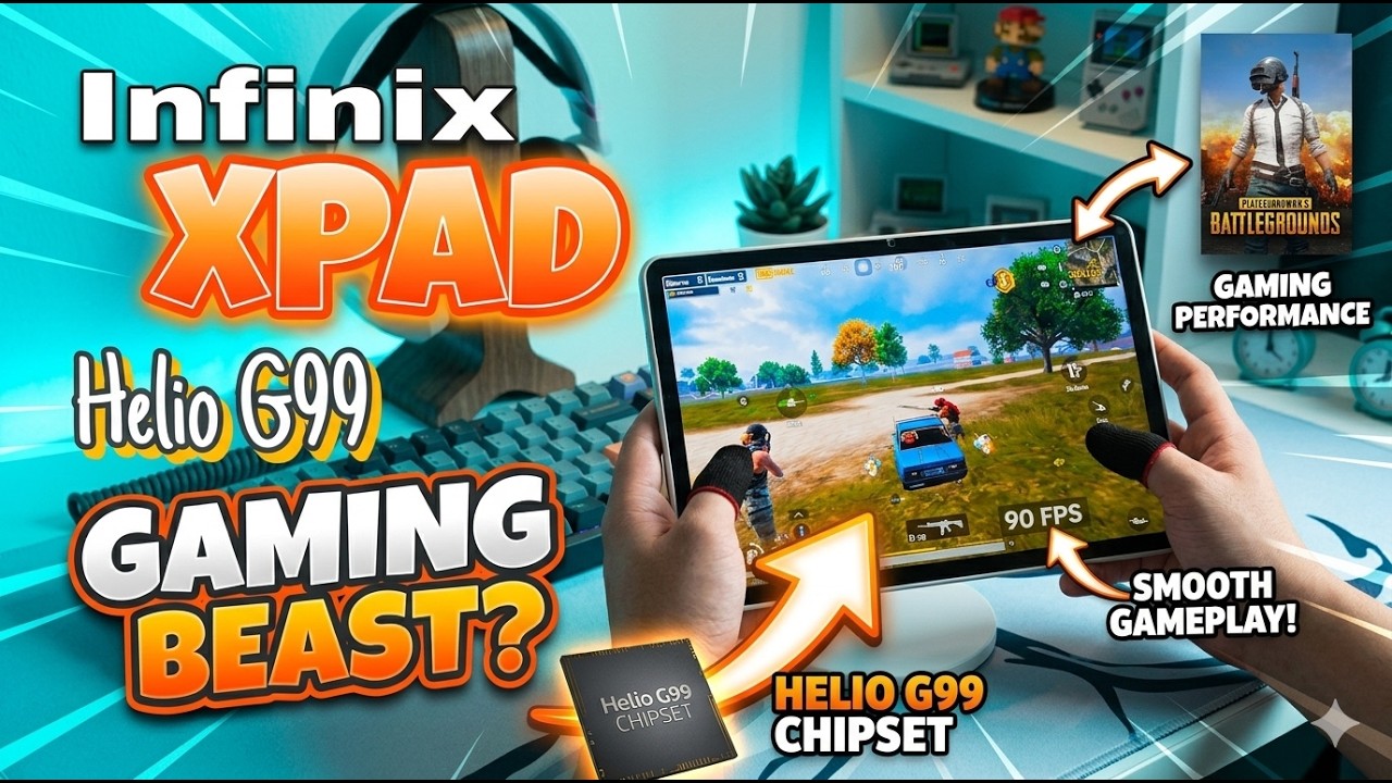 Infinix XPAD PUBG Mobile Test: 90 FPS Capability? 🍗🔥