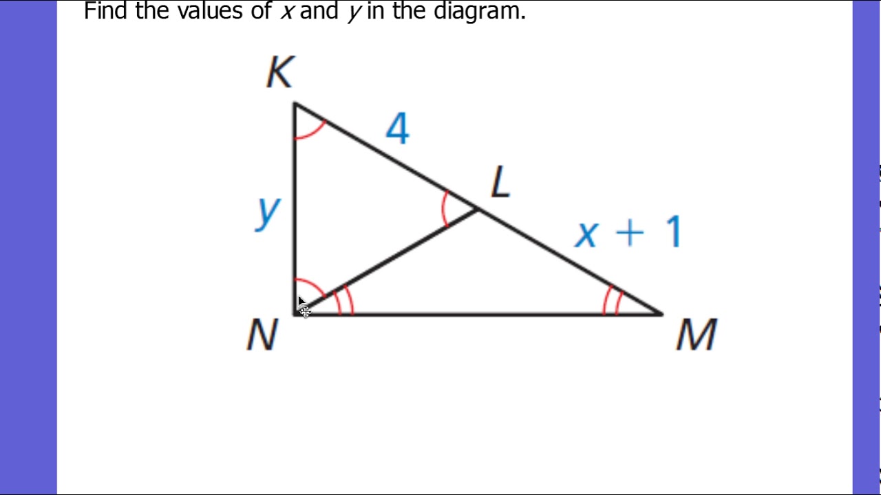 5 4  Base Angles Theorem in Algebraic Application
