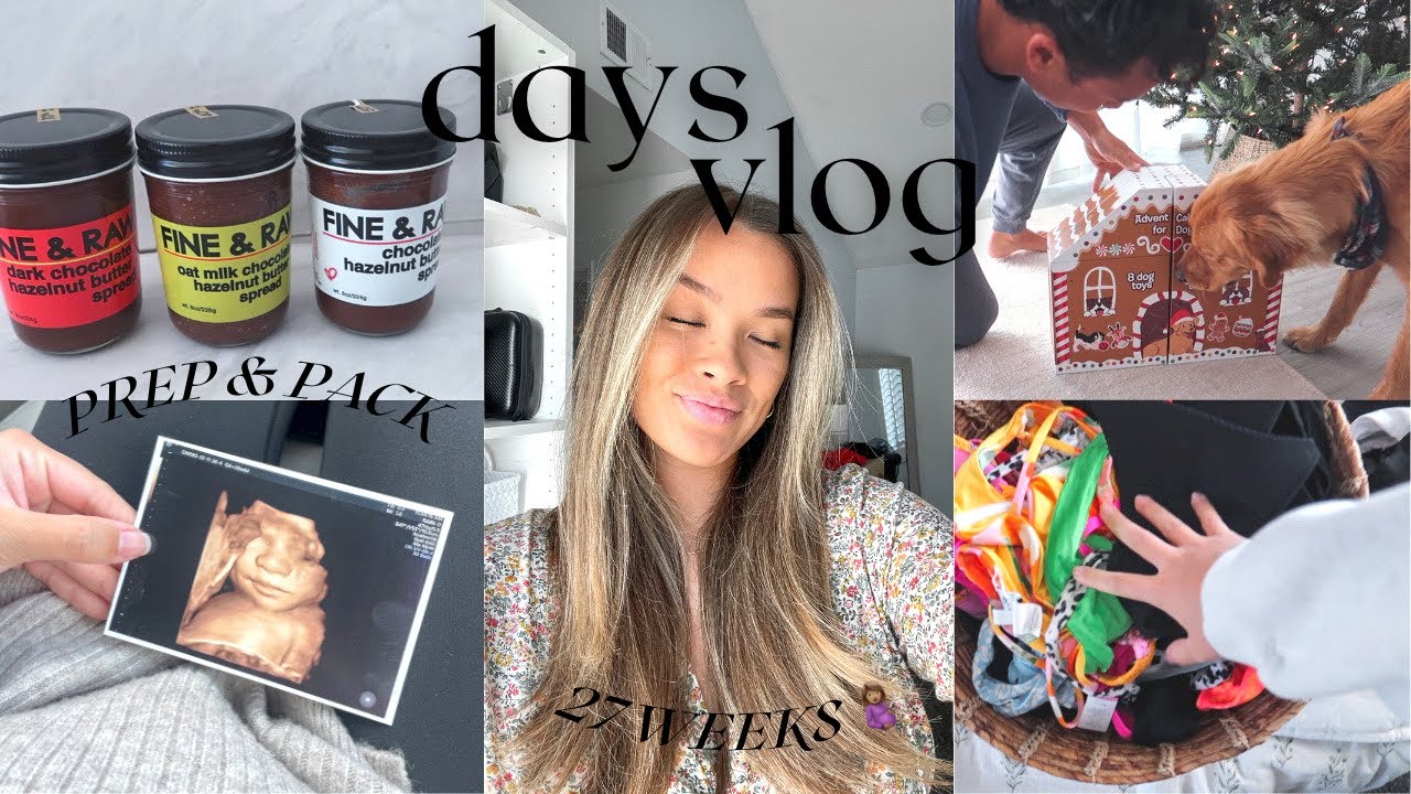 DAY IN MY LIFE: prep with me for Cabo babymoon, 5d ultrasound, get ready with me & more!