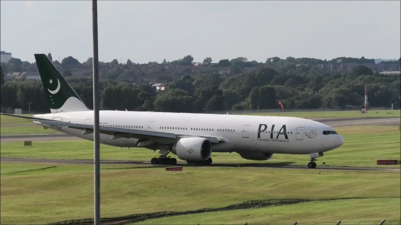 PIA PK 791 Arriving from Islamabad at BHX on 08/08/19
